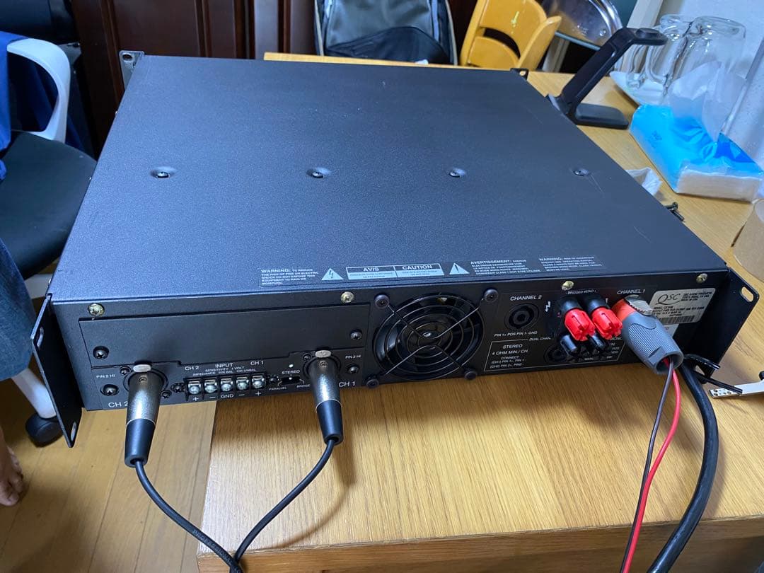 QSC EX1600 PAアンプ ステレオパワーアンプ 2CH 高出