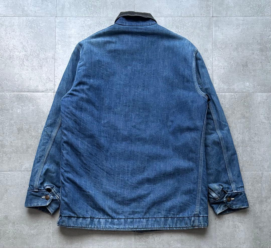 70s Sears デニムカバーオール 裏地ブランケット　ヴィンテージ　Mサイズ