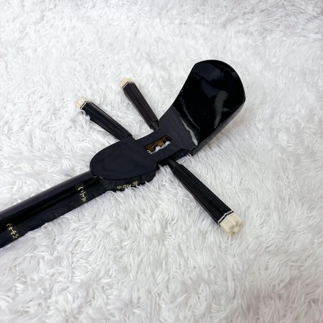 未使用級　沖縄三線　合皮　動作確認済み　希少柄　龍　ケース付き