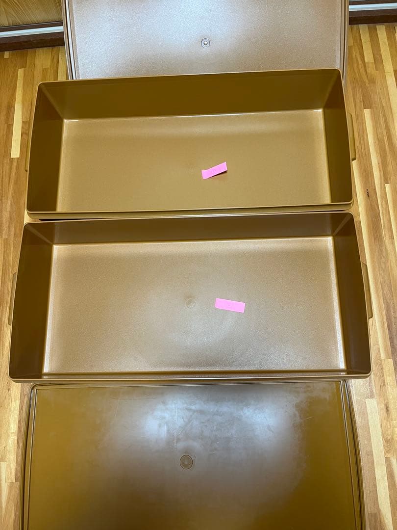 5個セット Tupperware タッパーウエア　ロングスーパーケース