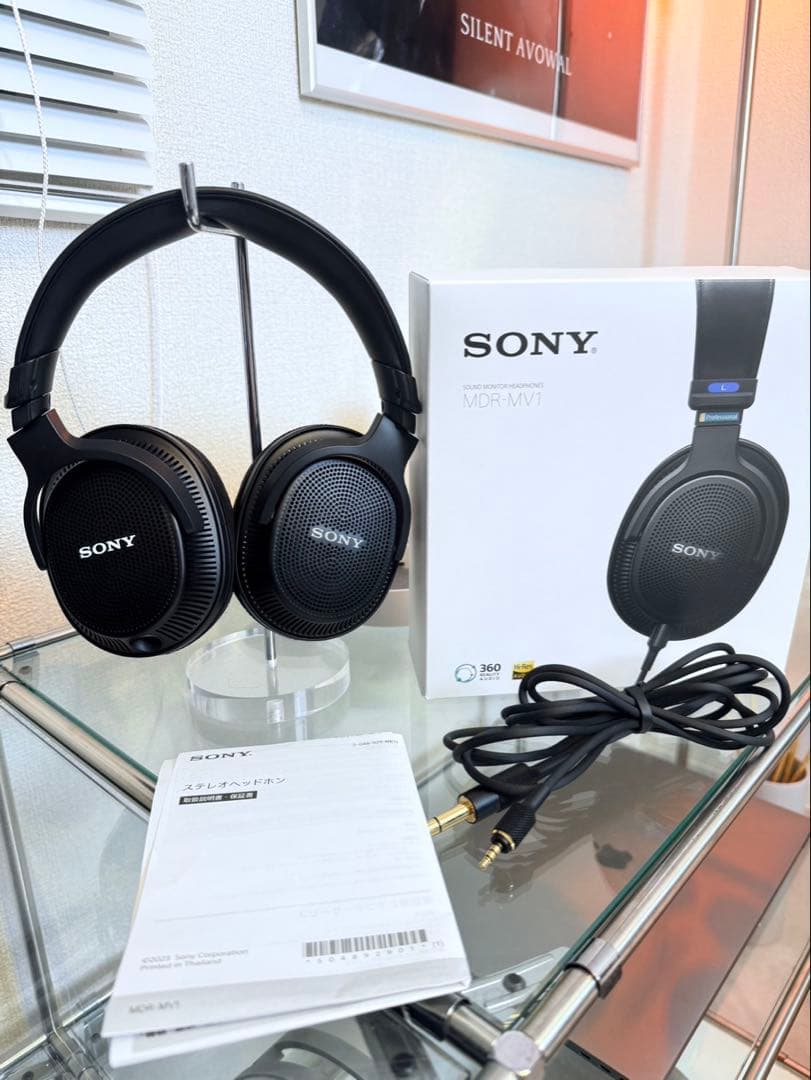 【美品】SONY 『MDR-MV1』モニターヘッドホン オープン ソニー