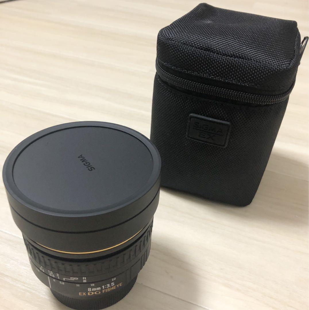 【半額】SIGMA 単焦点魚眼レンズ 8mm（Nikon用）シグマ ニコン用