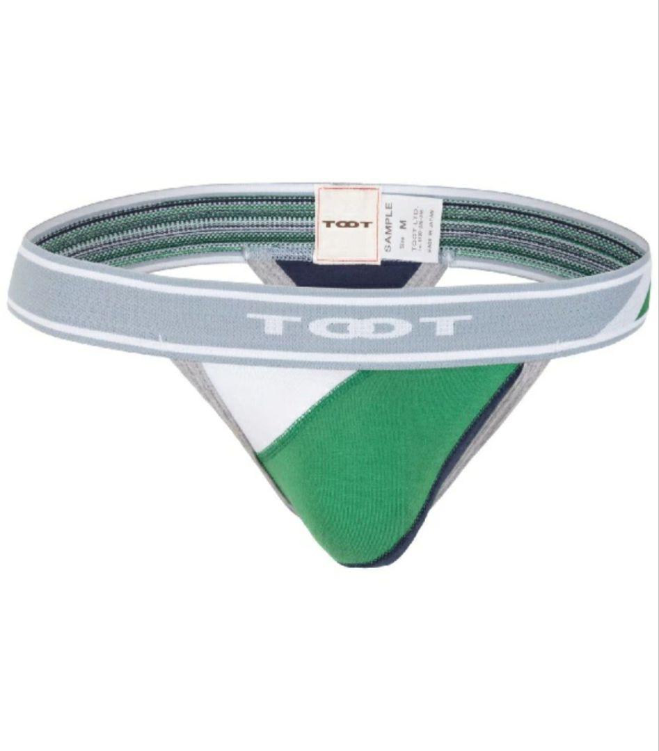 【たか猫様2点セットTOOT】TOOT トリコロール　Ｔバック　グレー　L