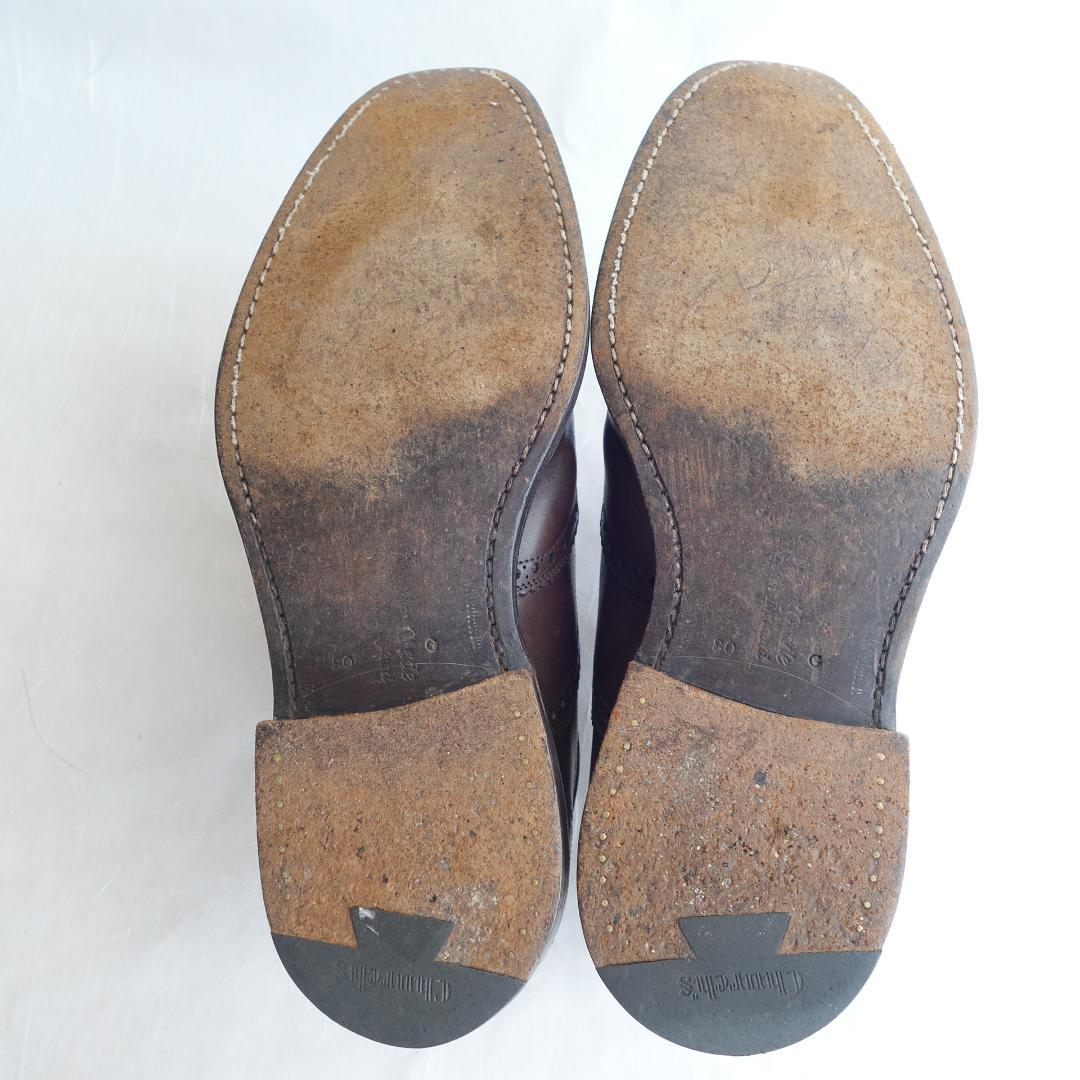 イングランド製☆送料無料☆美品☆チャーチ☆クリフォード 濃茶☆UK8=27cm☆