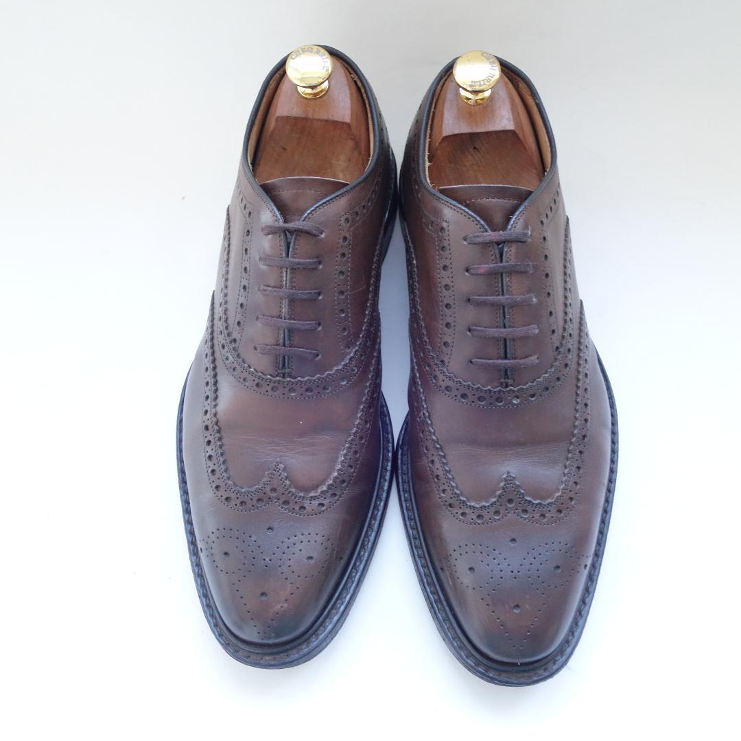 イングランド製☆送料無料☆美品☆チャーチ☆クリフォード 濃茶☆UK8=27cm☆