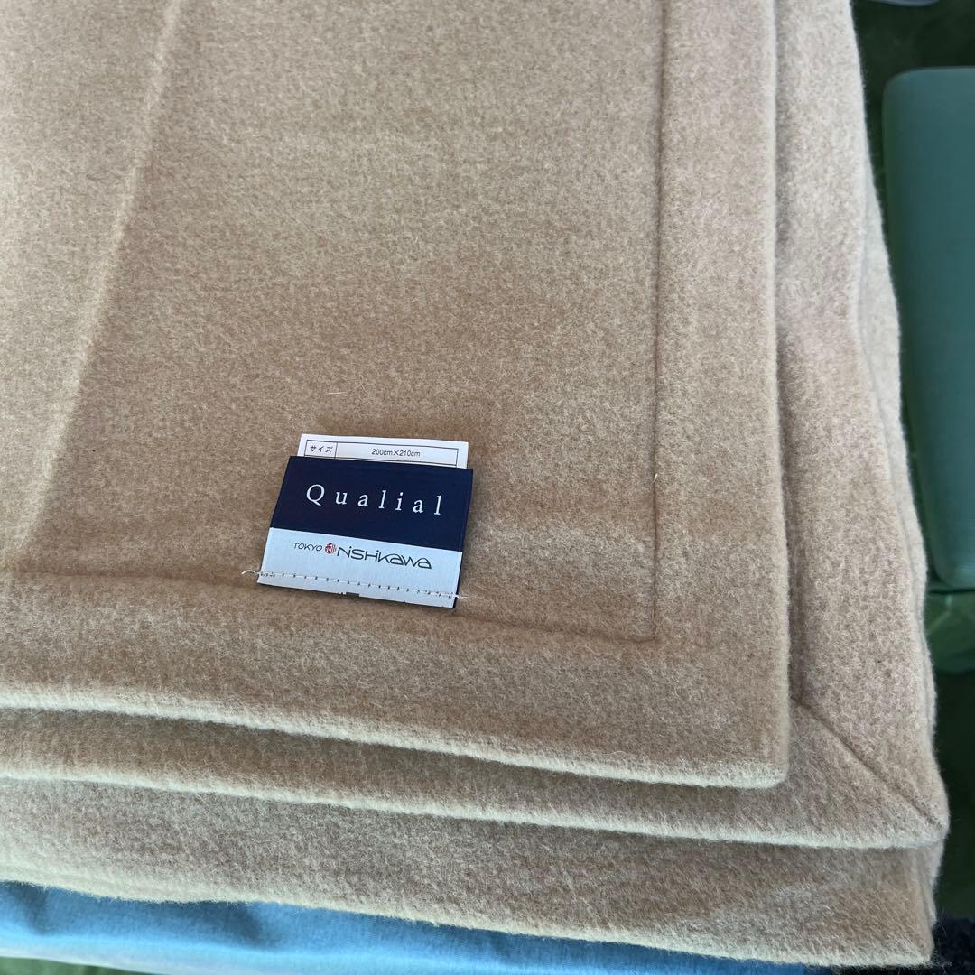 西川 カシミヤ100%毛布 クイーンサイズ200×210cm