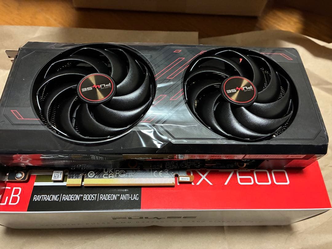 グラフィックボード・グラボ・ビデオカード amd rx7600 GPU