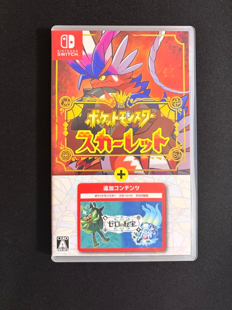 Nintendo switch ポケットモンスター スカーレット+ゼロの秘宝