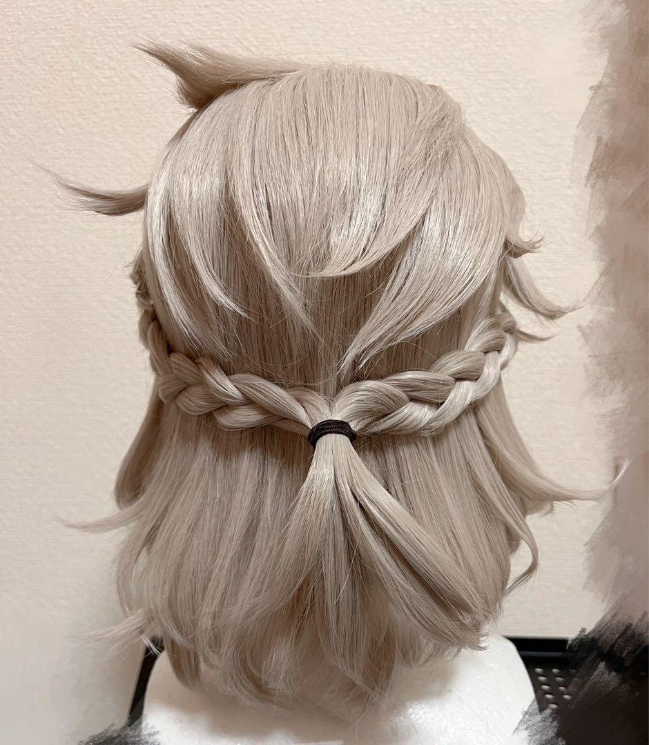 原神 アルベド コスプレウィッグ衣装セット