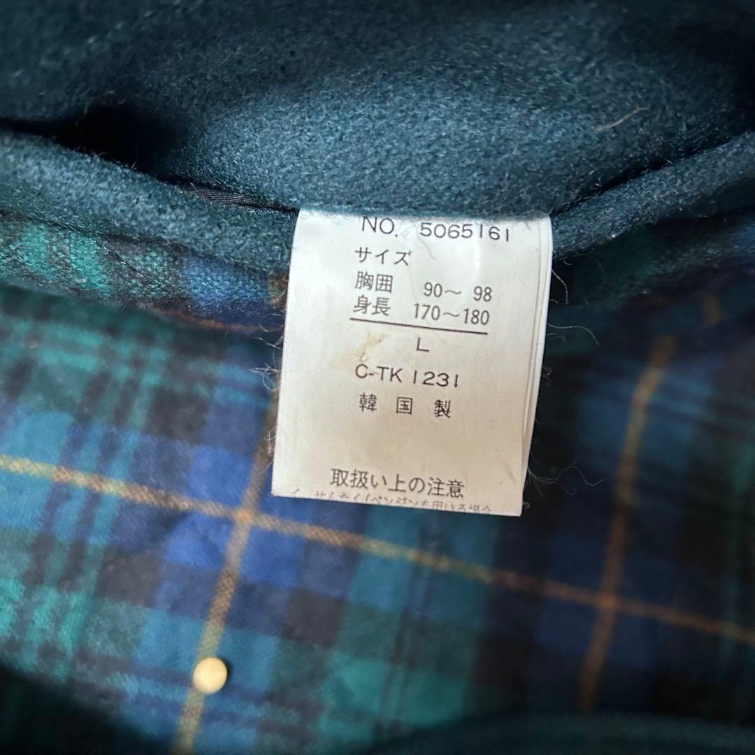 【kanaka】ユニオンベイ【L】スタジャン バックロゴ レザー切替え　革