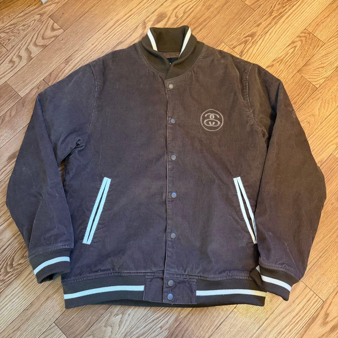 00s stussy ssリンク コーデュロイジャケット ブラウン Lサイズ