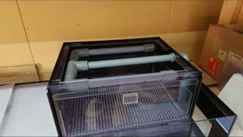 ゆう　120アクリル水槽用　上部フィルター　ウールボックス引き出し