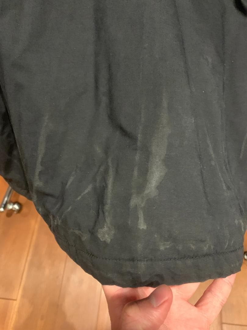 【汚れ&ベタつきあり】PRADA コート ダークグレー S