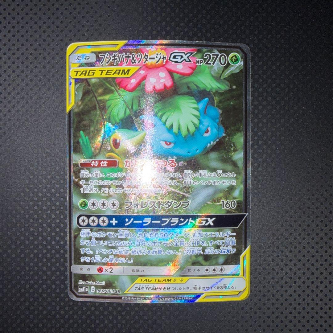 美品 フシギバナ＆ツタージャGX かがやくつる SR SA