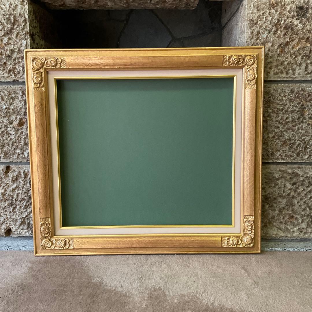 ゴールドフレーム　クラシック　アンティーク　油彩額縁　F10 ガラスなし