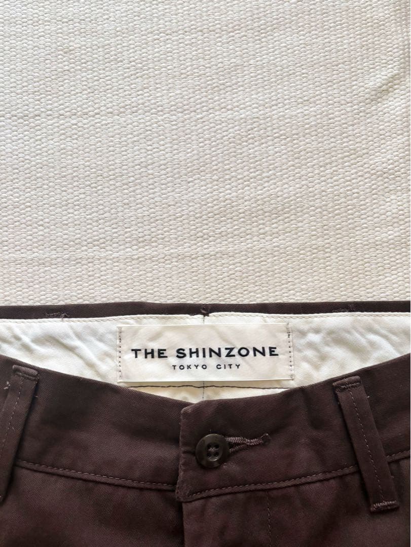 パンツ THE SHINZONE WASHED HIGH WAIST CHINO/P0