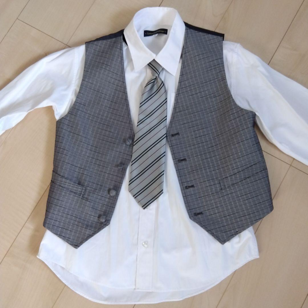 キャサリンコテージ フォーマルスーツ 150 男の子 卒業式 ベスト