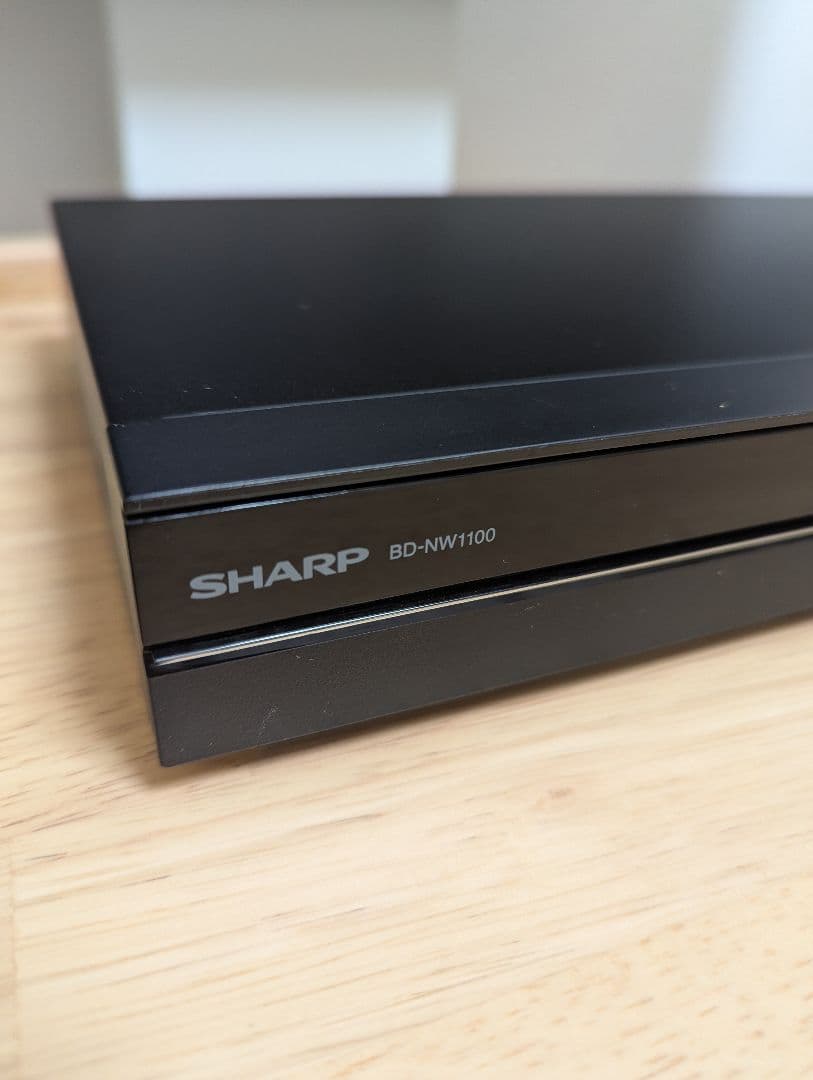 SHARP AQUOS ブルーレイレコーダー BD-NW1100　2017年製