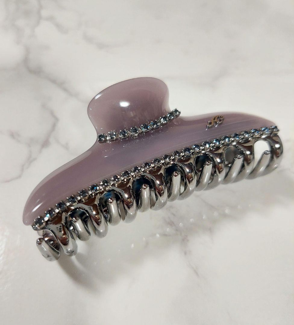 美品★アッカacca★中クリップラインストーン付き