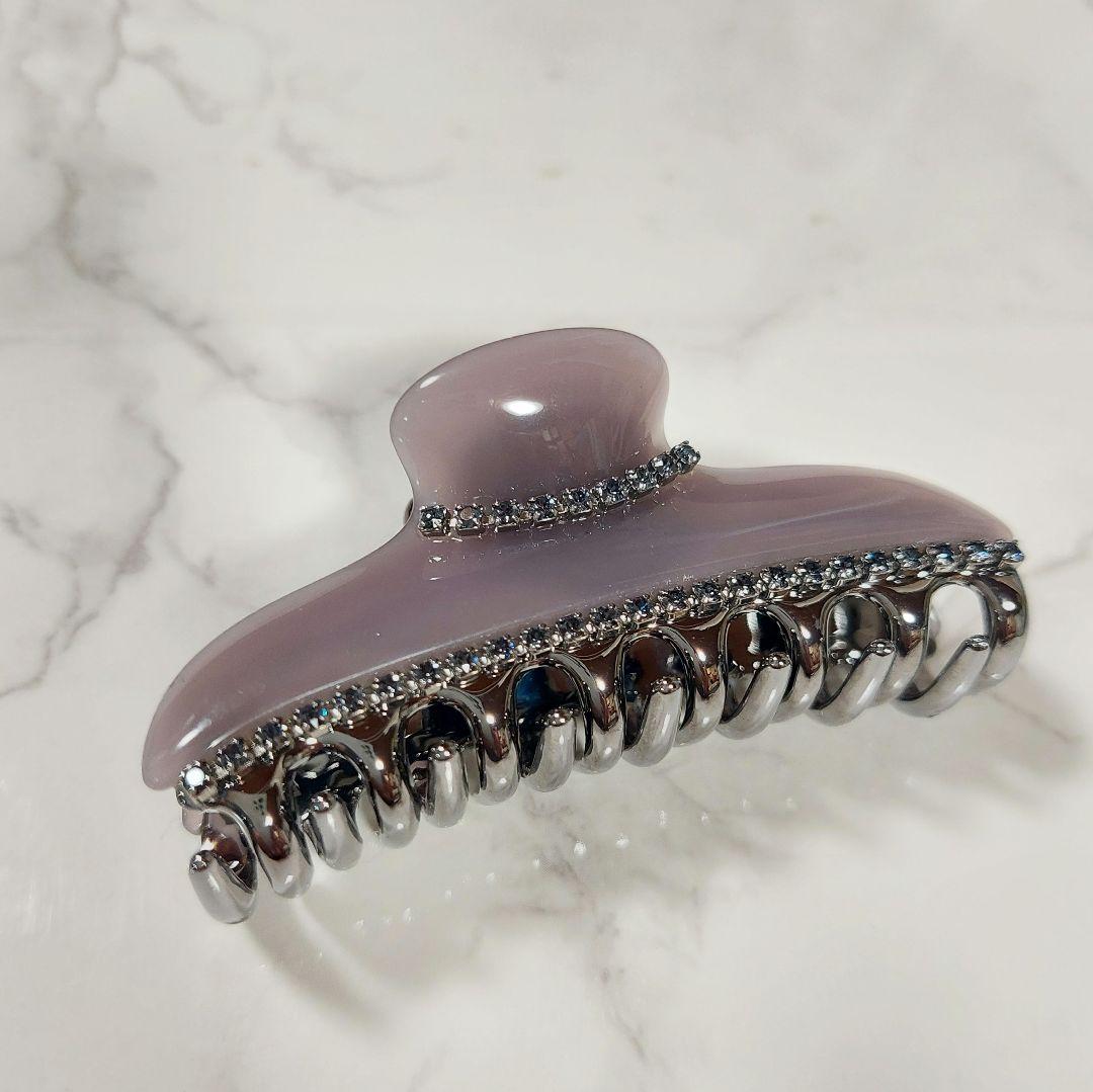 美品★アッカacca★中クリップラインストーン付き