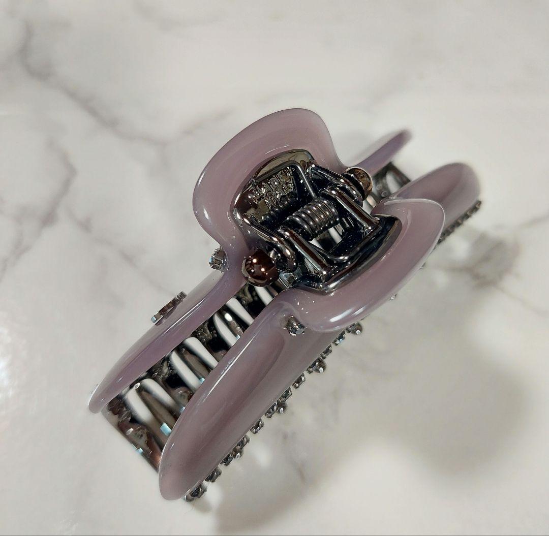 美品★アッカacca★中クリップラインストーン付き