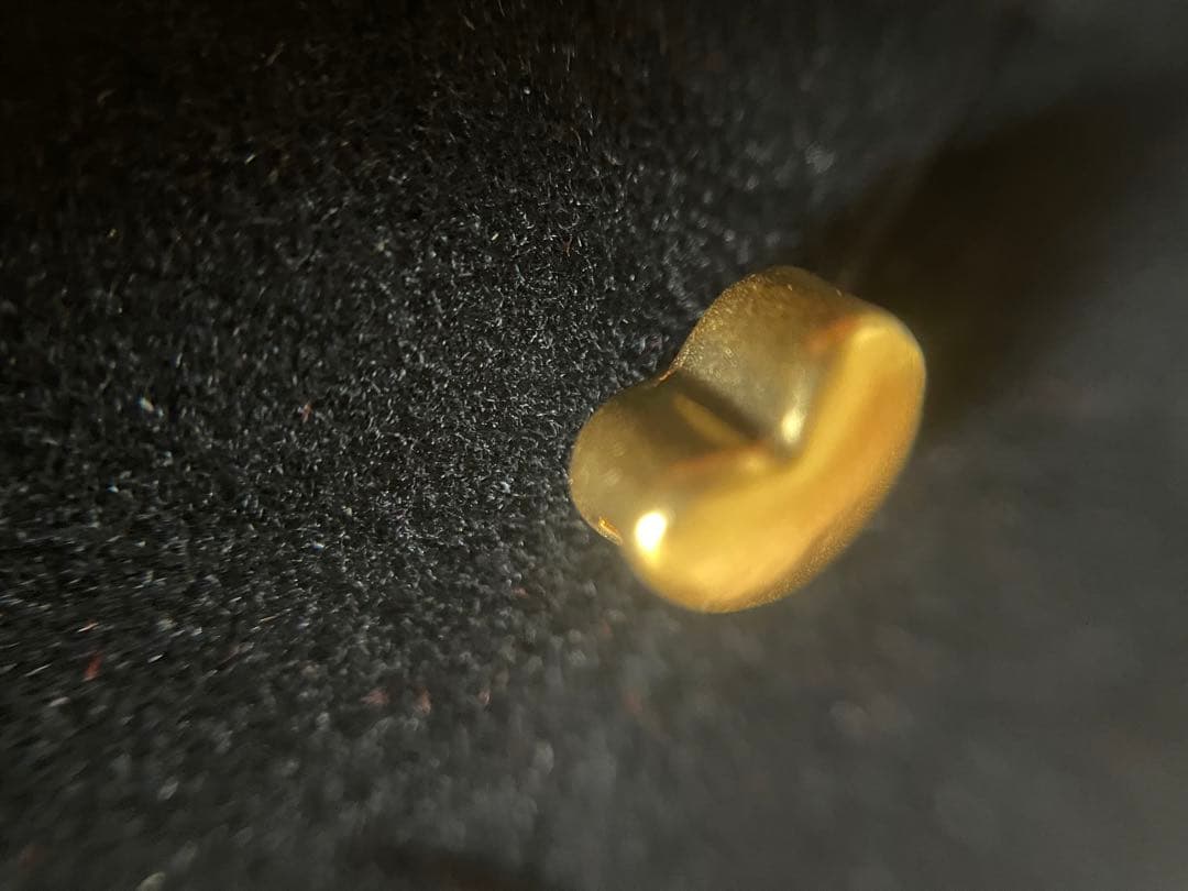 ハート　ペンダントトップ　足金999刻印