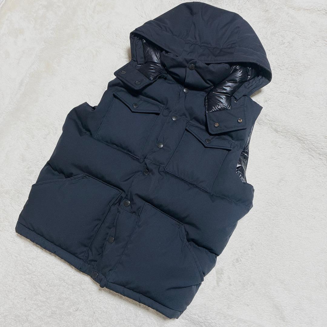 良品　ノースフェイス　パープルレーベル　ダウンベスト　光電子　ブラック　M