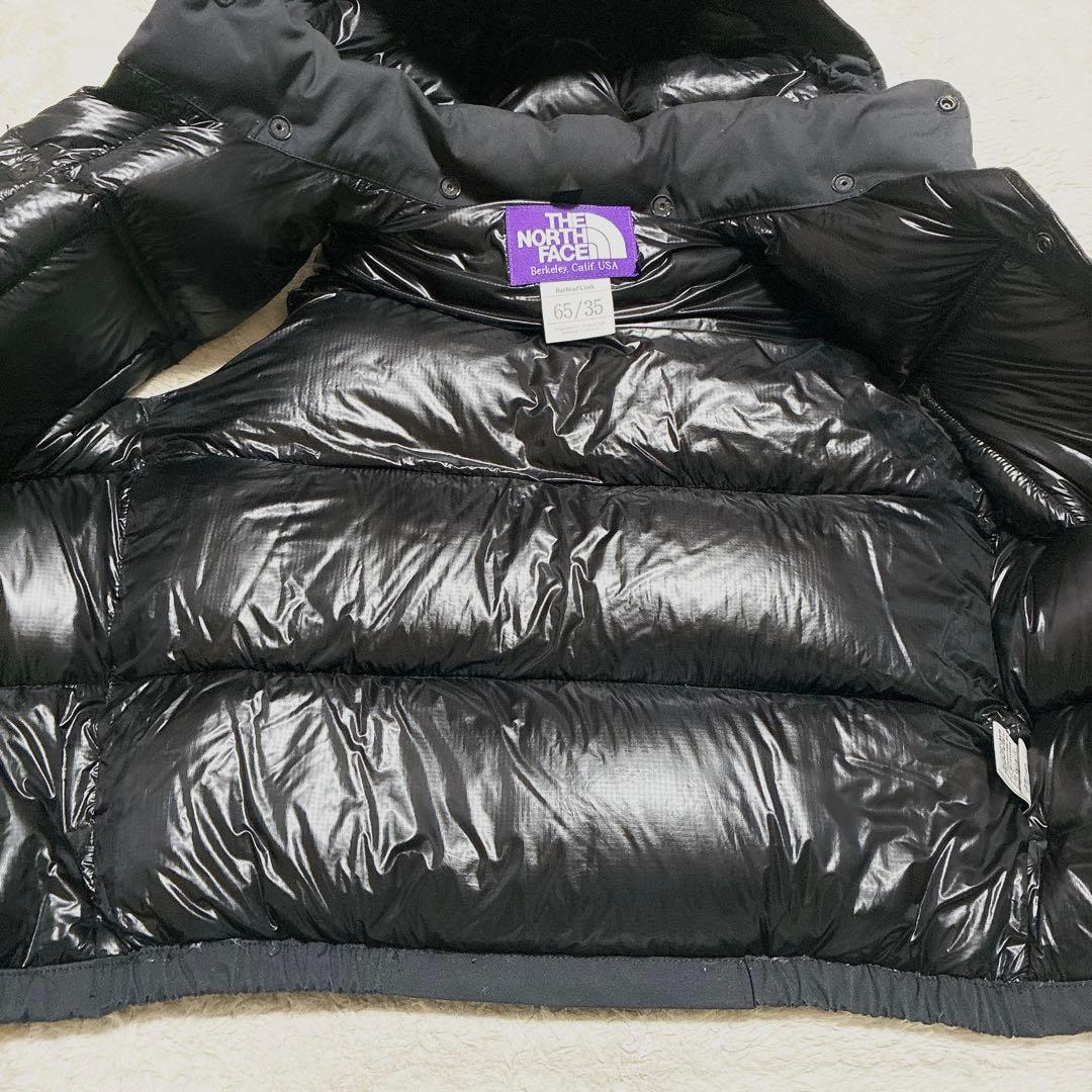 良品　ノースフェイス　パープルレーベル　ダウンベスト　光電子　ブラック　M
