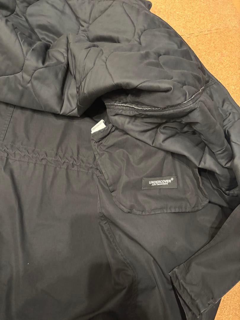 アンダーカバーpsychoジャガードパッチモッズコート