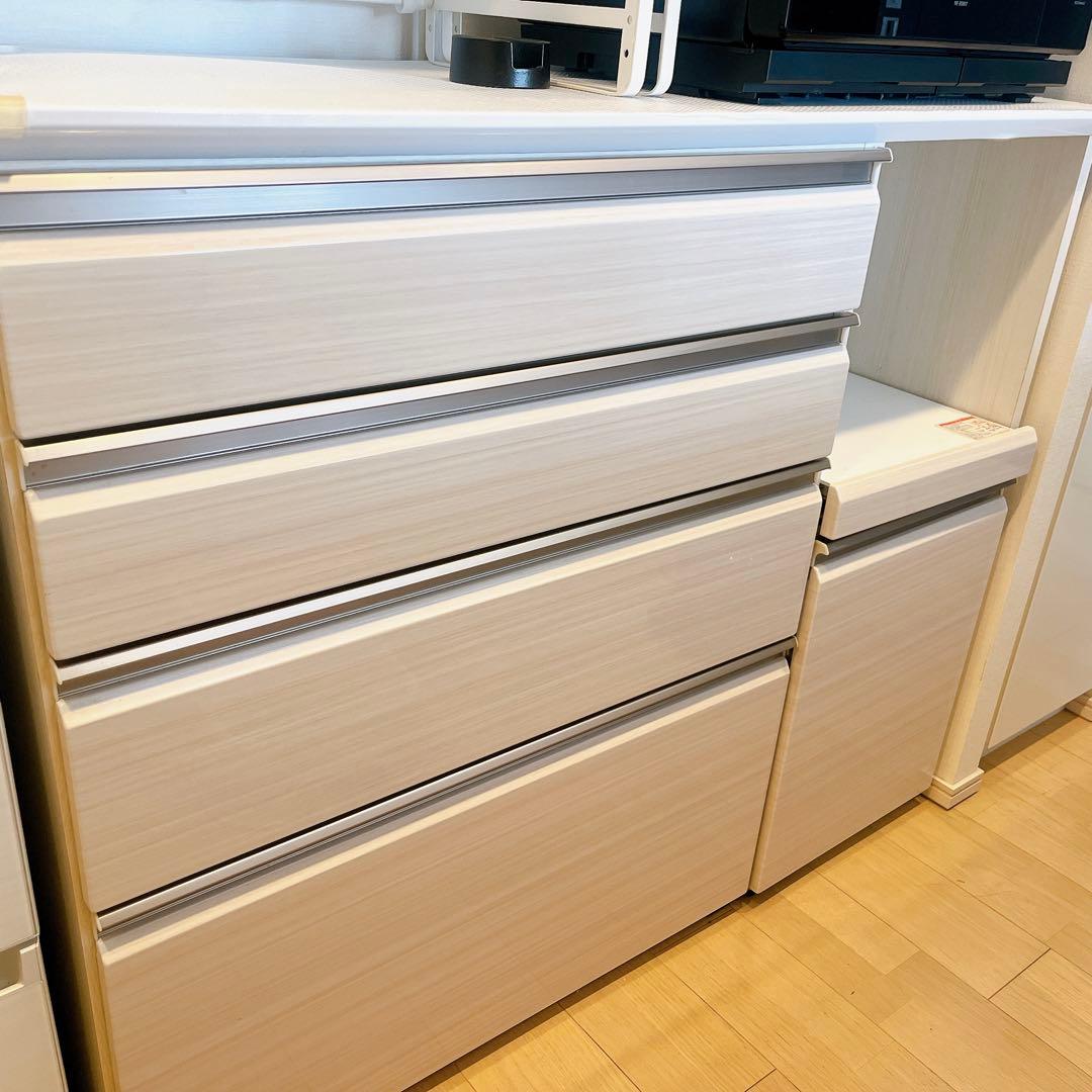 キッチンカウンター、キッチンボード、幅120cm 美品