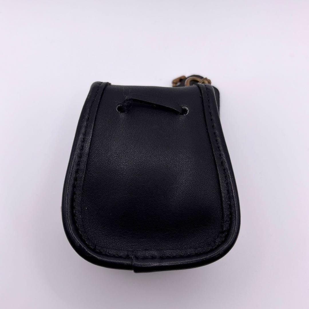 コーチ COACH キーホルダー ケース ターンロック リュック ブラック