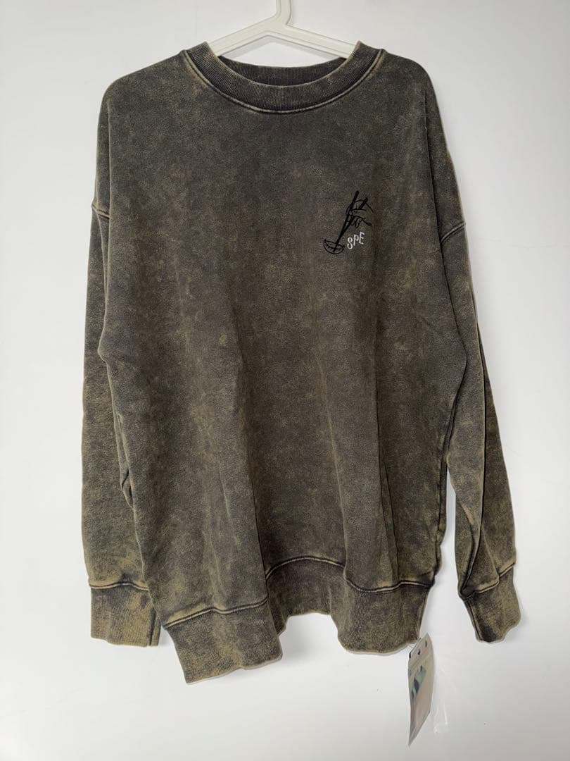SPE 紫金飯店 FREAK'S 蓄光バックプリント クルーネックスウェット