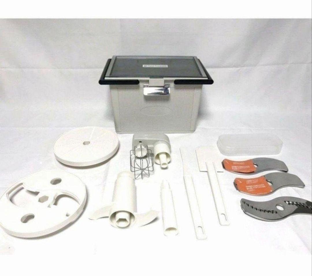 2024年製 黒色 アムウェイ フードプロセッサー パーツ付きフルセット↓