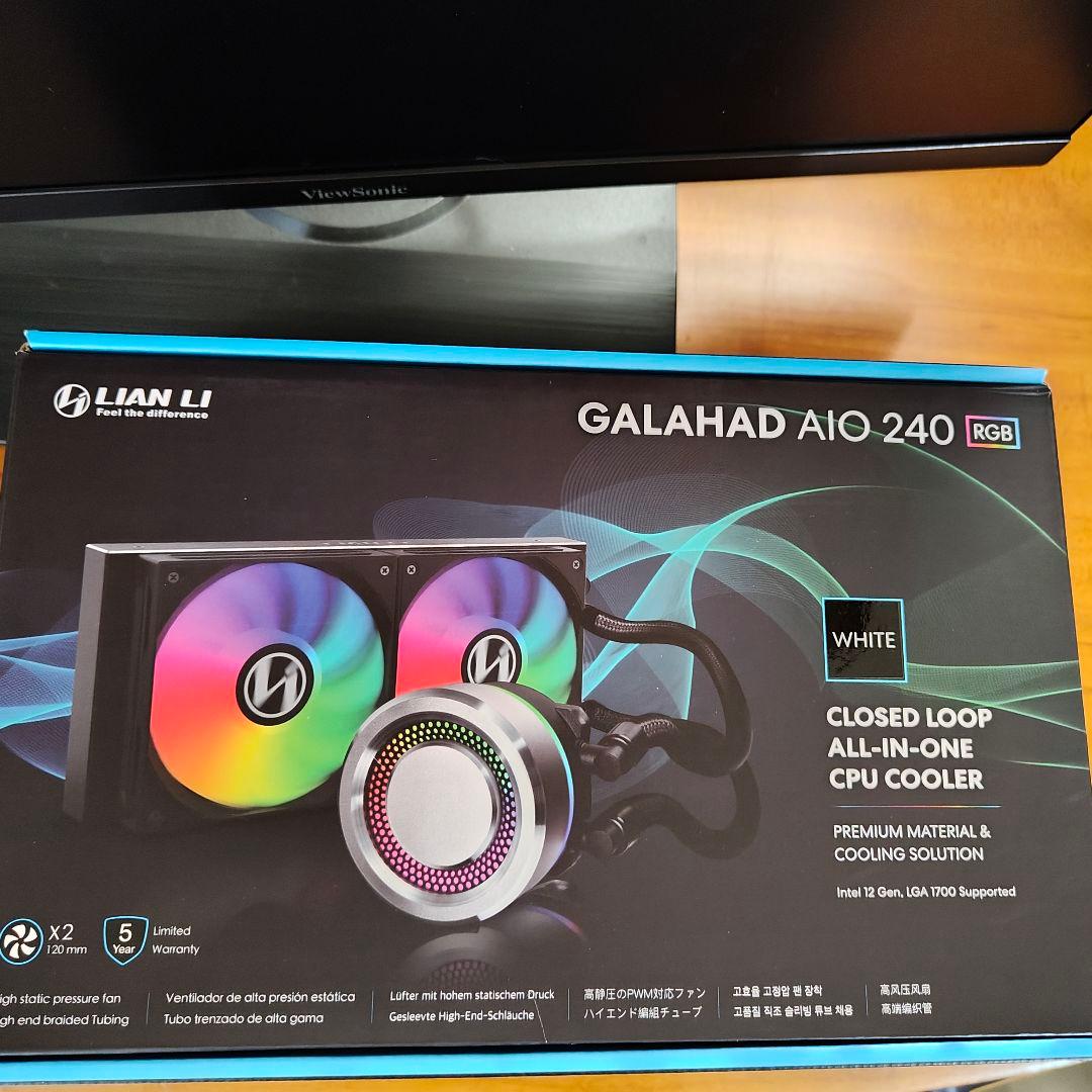 Lian Li Galahad AIO 240 RGB ホワイト 簡易水冷