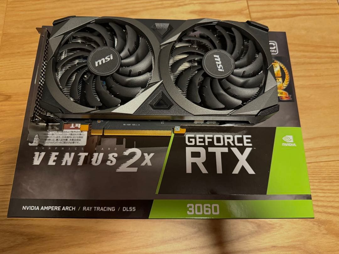 グラフィックボード・グラボ・ビデオカード MSI GeForce RTX 3060 Ventus 2X 12G