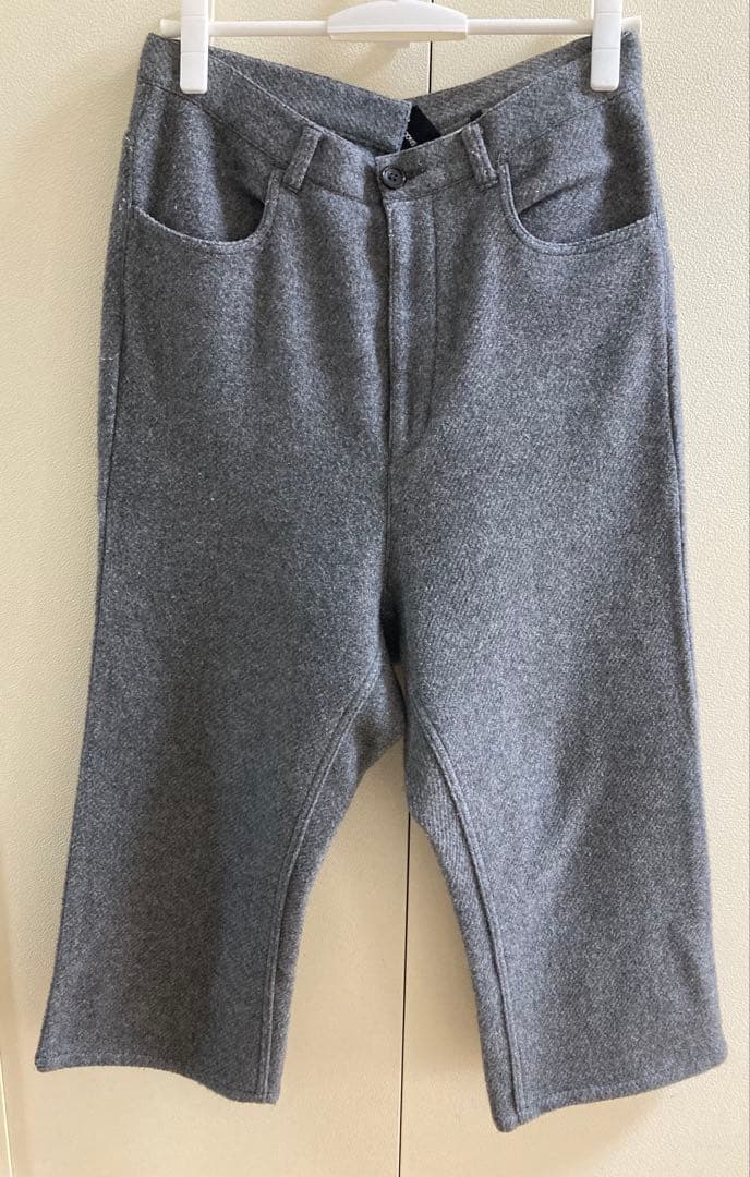 グレー ウール混紡 M カジュアルパンツ