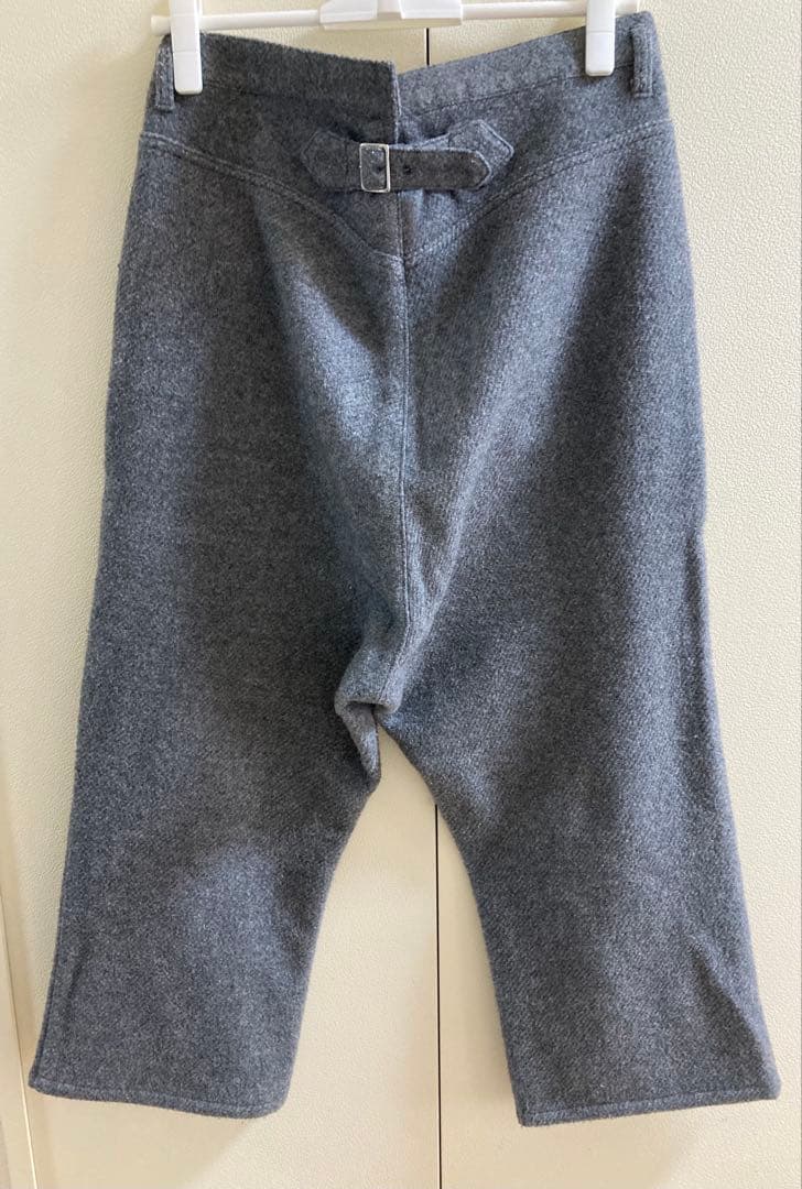 グレー ウール混紡 M カジュアルパンツ