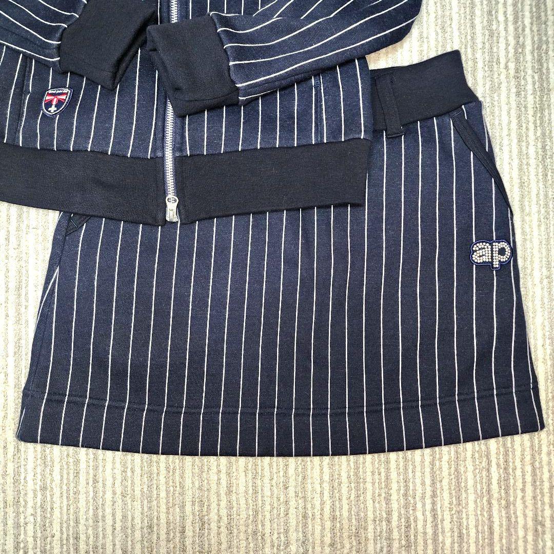 美品 and per se アンパスィ 裏ボア パーカー セットアップ 防寒 M