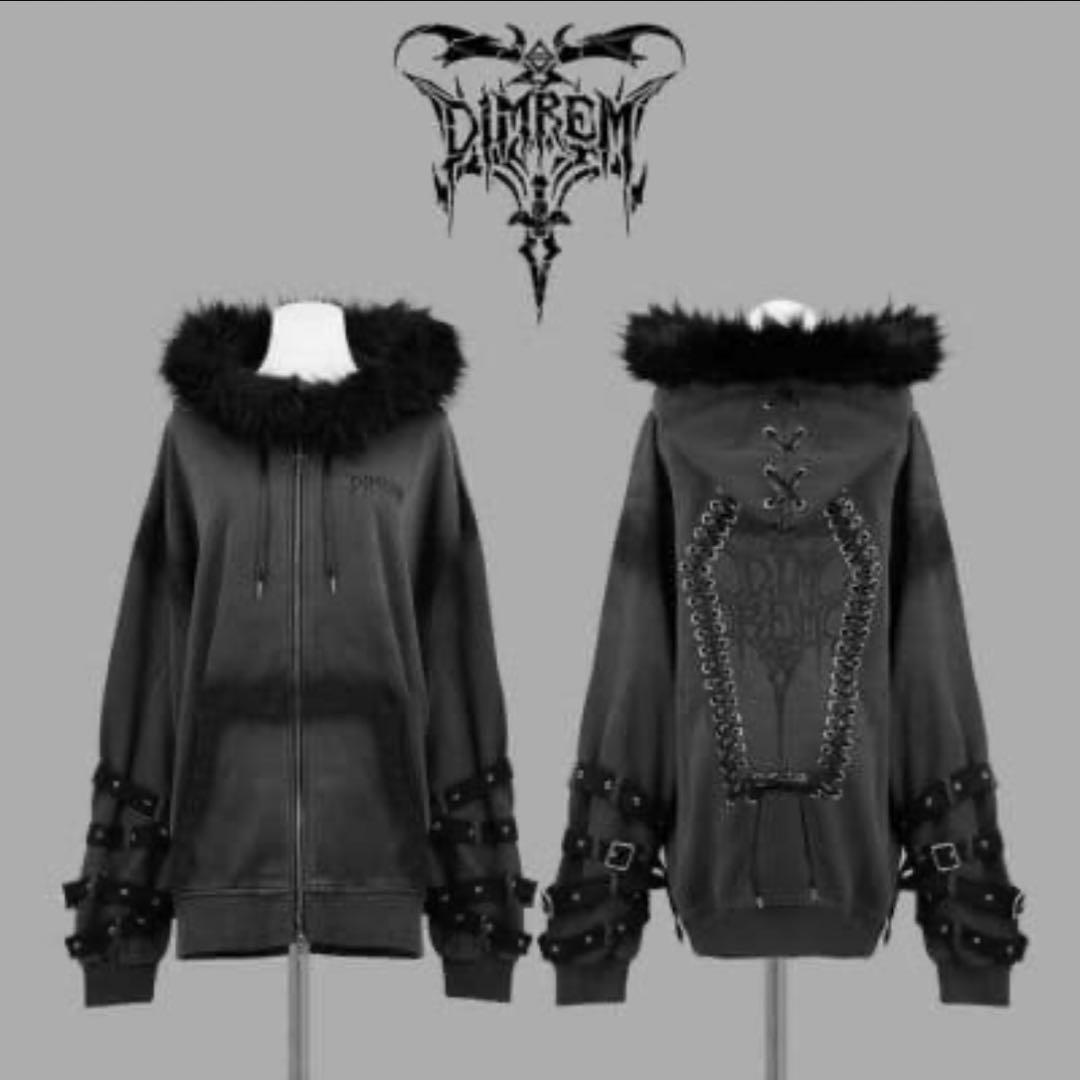 DimMoire REFLEM 超ハトメファーフードパーカー