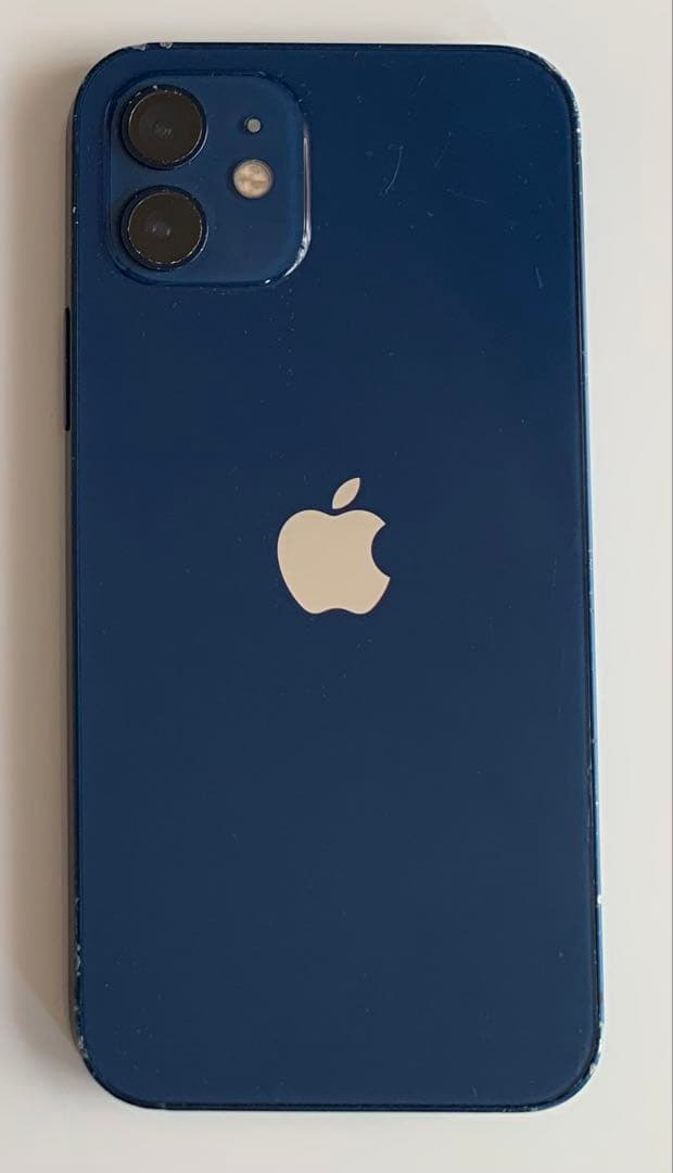【リアカメラ故障】 iPhone 12 ブルー 64GB バッテリー87%