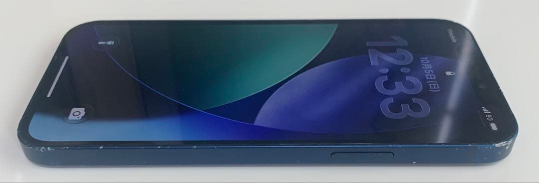 【リアカメラ故障】 iPhone 12 ブルー 64GB バッテリー87%