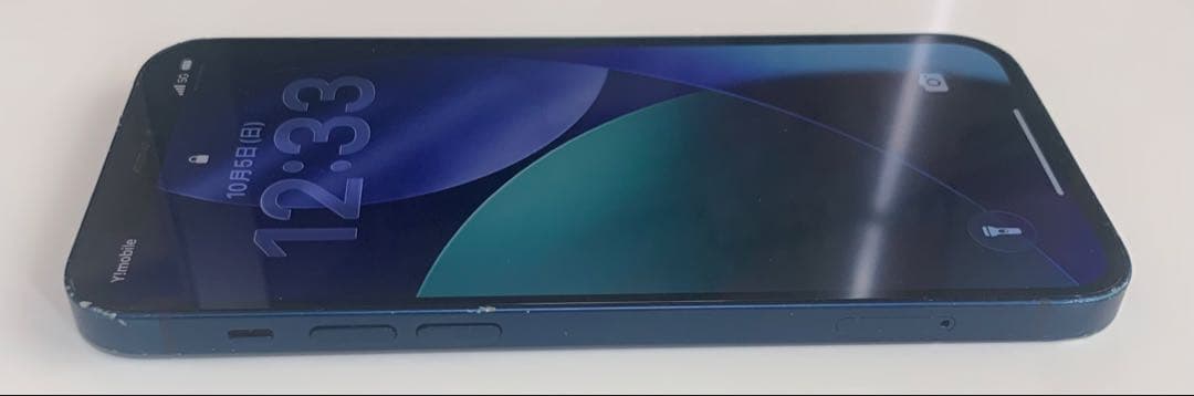 【リアカメラ故障】 iPhone 12 ブルー 64GB バッテリー87%