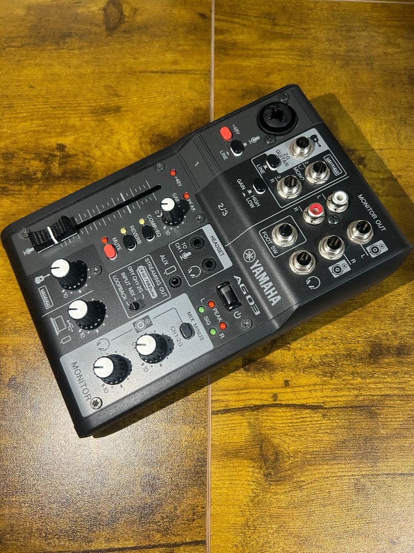 YAMAHA AG03MK2 ブラック オーディオインターフェース