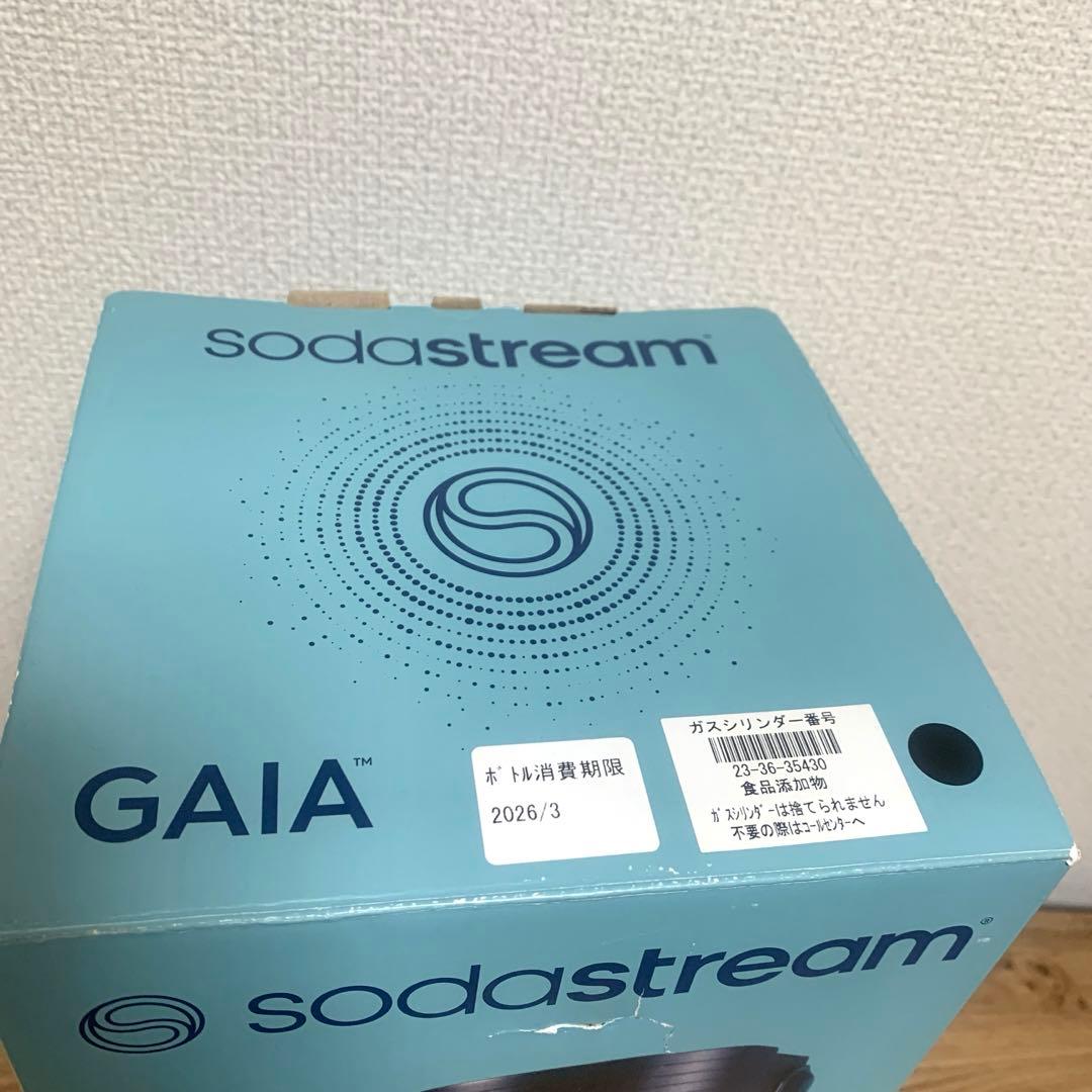 ★5/26まで値下げ★ [新品未使用] sodastream GAIA ブラック