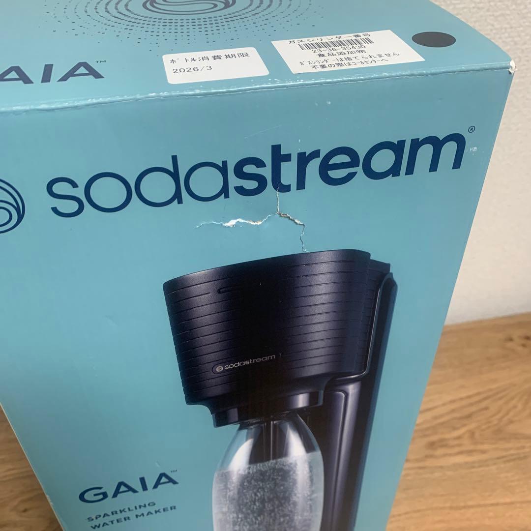 ★5/26まで値下げ★ [新品未使用] sodastream GAIA ブラック