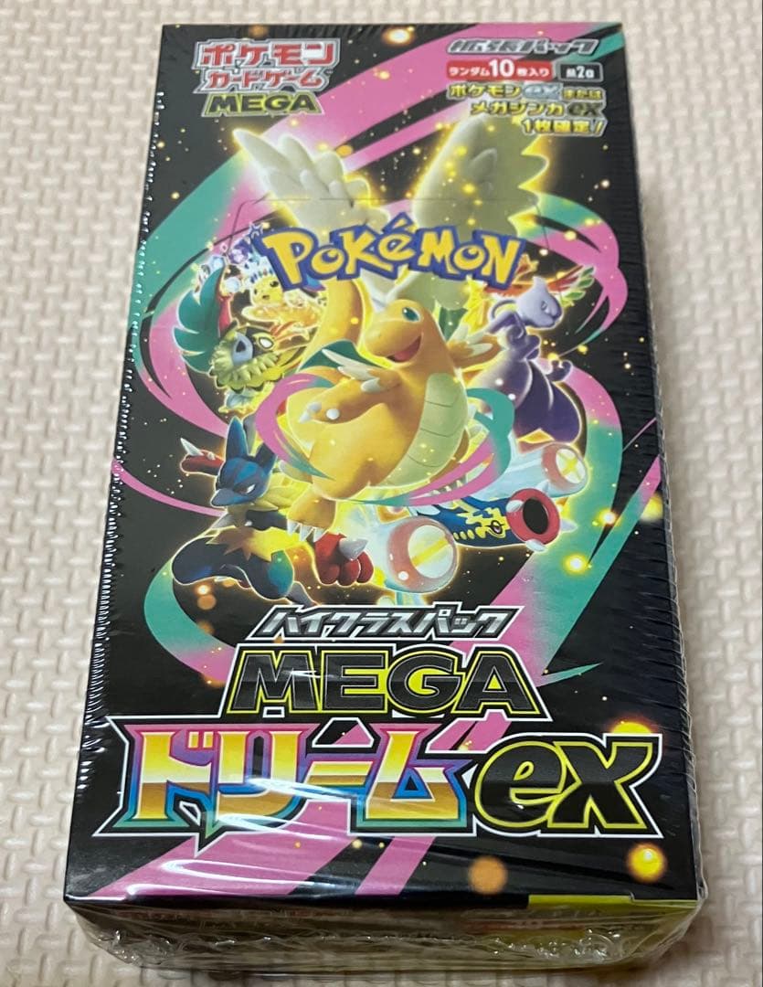 ポケモンカードゲーム MEGA ドリームex シュリンク付き1box
