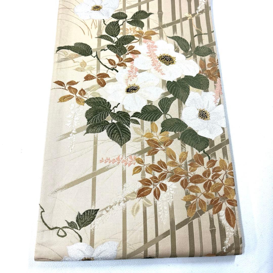 専用帯5009 ●貝島はるみ 綺麗伝説 高級 正絹 六通 袋帯