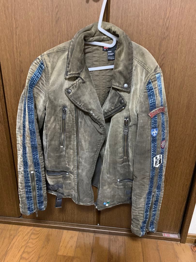 DIESEL ライダース　デニムジャケット　メンズ