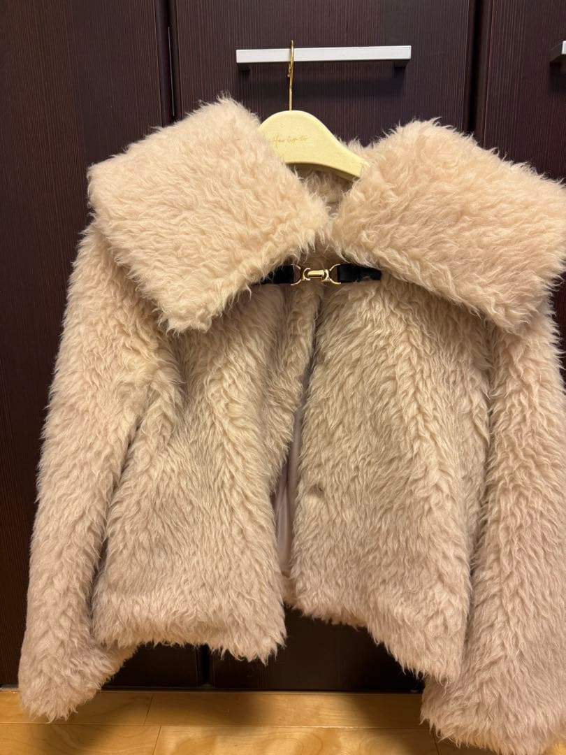 【Her lip to】最安値！！全く着てません・Mサイズ・ファーコート