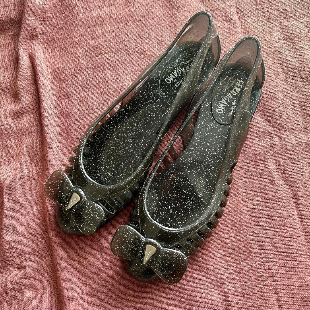 s*o様 サルバトーレ　フェラガモ　Ferragamo PVC フラットシューズ
